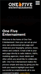 Mobile Screenshot of onefiveent.com