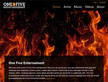 Tablet Screenshot of onefiveent.com